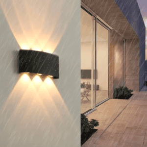 3+3 Outdoor Wall Light