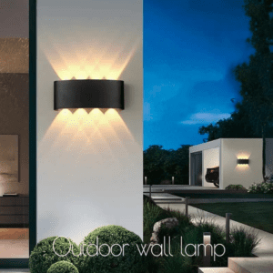 4+4 Outdoor Wall Light