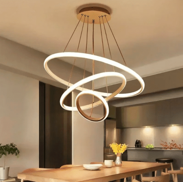 Modern Luxury Italian Style Three Rings Chandelier - Image 3