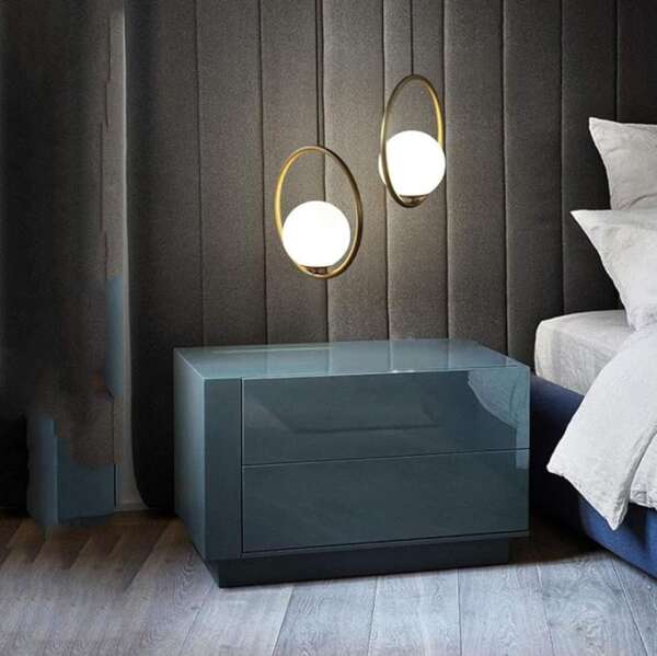 modern hanging round globe light