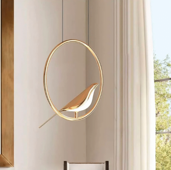 aviglow hanging bird lamp