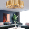 designer luxury gold crystal chandelier