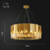 designer luxury gold crystal chandelier