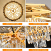 artistic designer luxury crystal chandelier