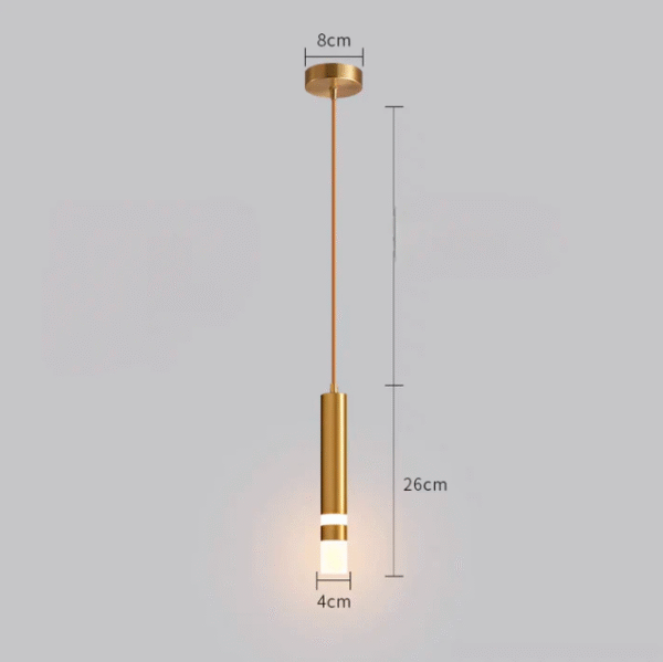 modern acrylic led pendant light