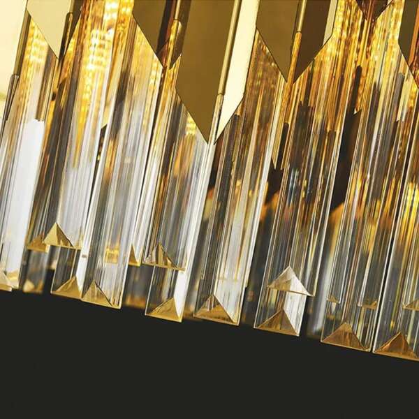 designer luxury gold crystal chandelier