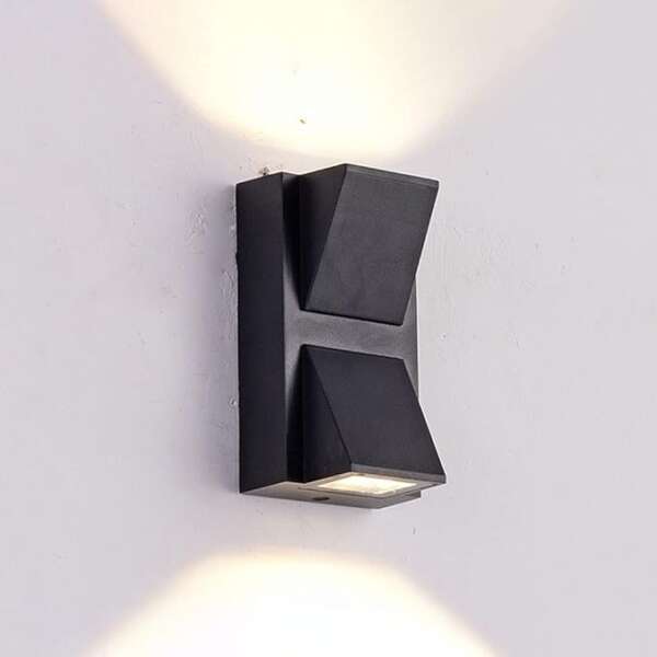 k shaped double led two side outdoor light