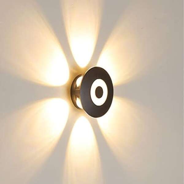 6 ways led flower outdoor light