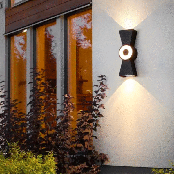 led up and down butterfly wall light.