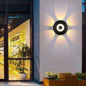 6 ways led flower outdoor light