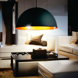 vintage hut hanging lamp