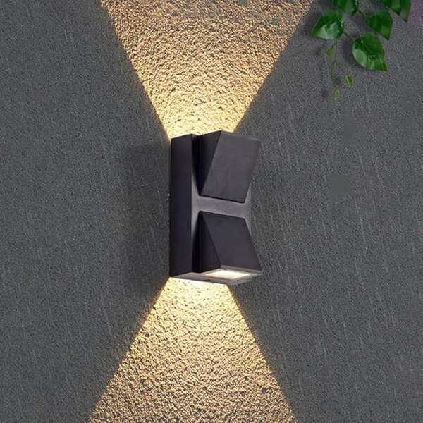 k shaped double led two side outdoor light