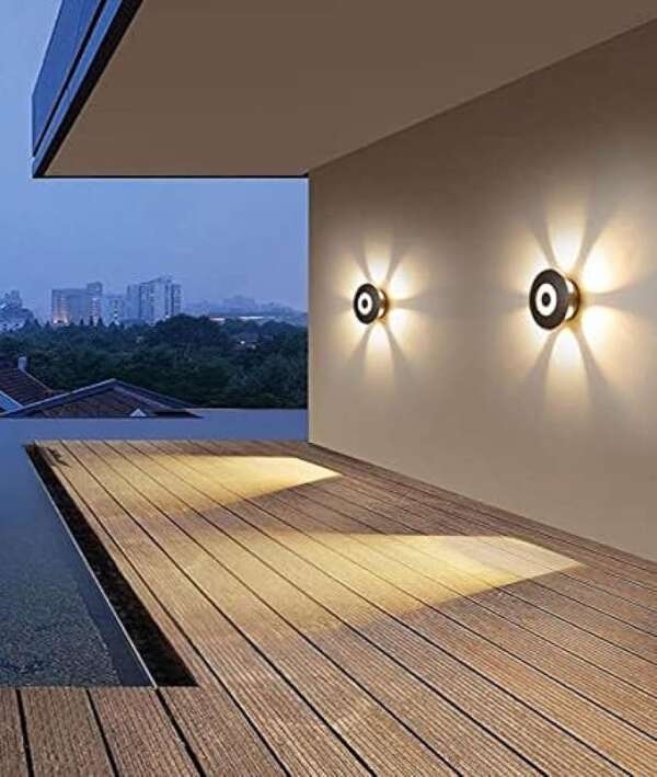 6 ways led flower outdoor light