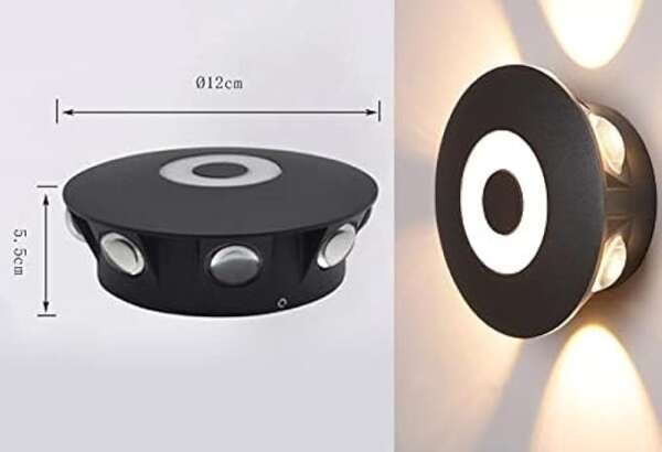 6 ways led flower outdoor light
