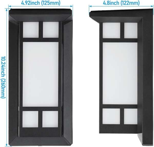slv led meridian outdoor wall light
